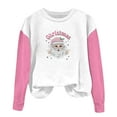 thumbnail image 6 of Uxgjfwu Christmas Sweatshirt for Girls Raglan Sleeve Crewneck Shirts Sweatshirt Kids Long Sleeve Shirts Big Girls Pullover Tops, 6 of 6