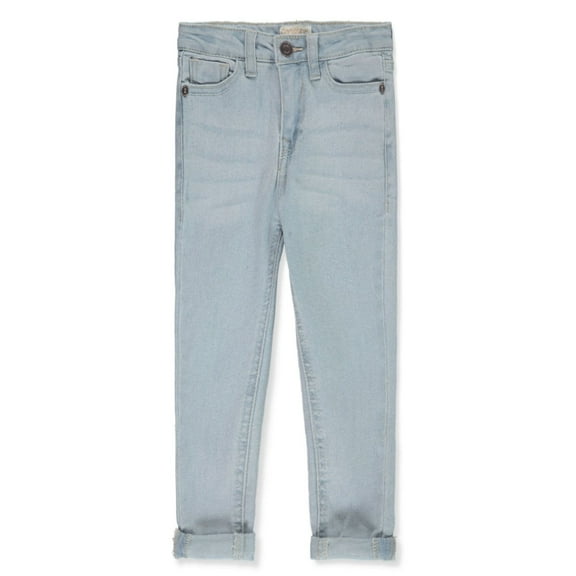 Cookie's Brand Girls' Cuffed Jeans - andrea wash, 4
