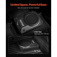 thumbnail image 2 of VEVOR 10" 400W Under Seat Car Subwoofer Slim Powered Car/Truck Subwoofer System, 2 of 9