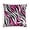 Pattern-1, variant on Pink And Black Zebra Print Pillows Cover 16"x16" Animal Stripe Modern Sofa Throw Pillow Cover Pillow Bed Cover for Couch Car Sofa - No Insert