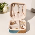 thumbnail image 6 of Sea Lion Travel Portable Square Jewelry Box Earring Necklace Bracelet Holder Organizer Display Case Stand Decorative Box Storage Box, 6 of 6