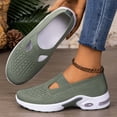 thumbnail image 2 of Dakaela Women's Slip on Orthopedic Sneakers Breathable Mesh Knitted Walking Shoes with Wide Width Arch Support Non Slip Sole Size 7.5, 2 of 7