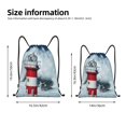 thumbnail image 2 of Fotbe Circular Lighthouse Bolsa Mochila con Cordón Estampada, Bolsa de Gimnasio Deportiva, Bolsa Cinch, Bolsa con Cordón para Hombres y Mujeres-Small, 2 of 6