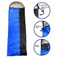 thumbnail image 3 of RNX 4 Season Lightweight Sleeping Bag with Compression Sack, 32 Degree F, 3 of 7