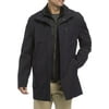 Michael Kors Mens Slim Fit Lightweight Water-Resistant Rain Jacket - Navy Heather - 36R