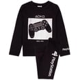 thumbnail image 1 of Playstation - Set de Pijama Largo Mando de Consola Niños (Negro, Blanco), 1 of 3