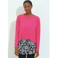 thumbnail image 2 of Dona Jo Women's Move Tennis Long Sleeve Shirt, 2 of 11