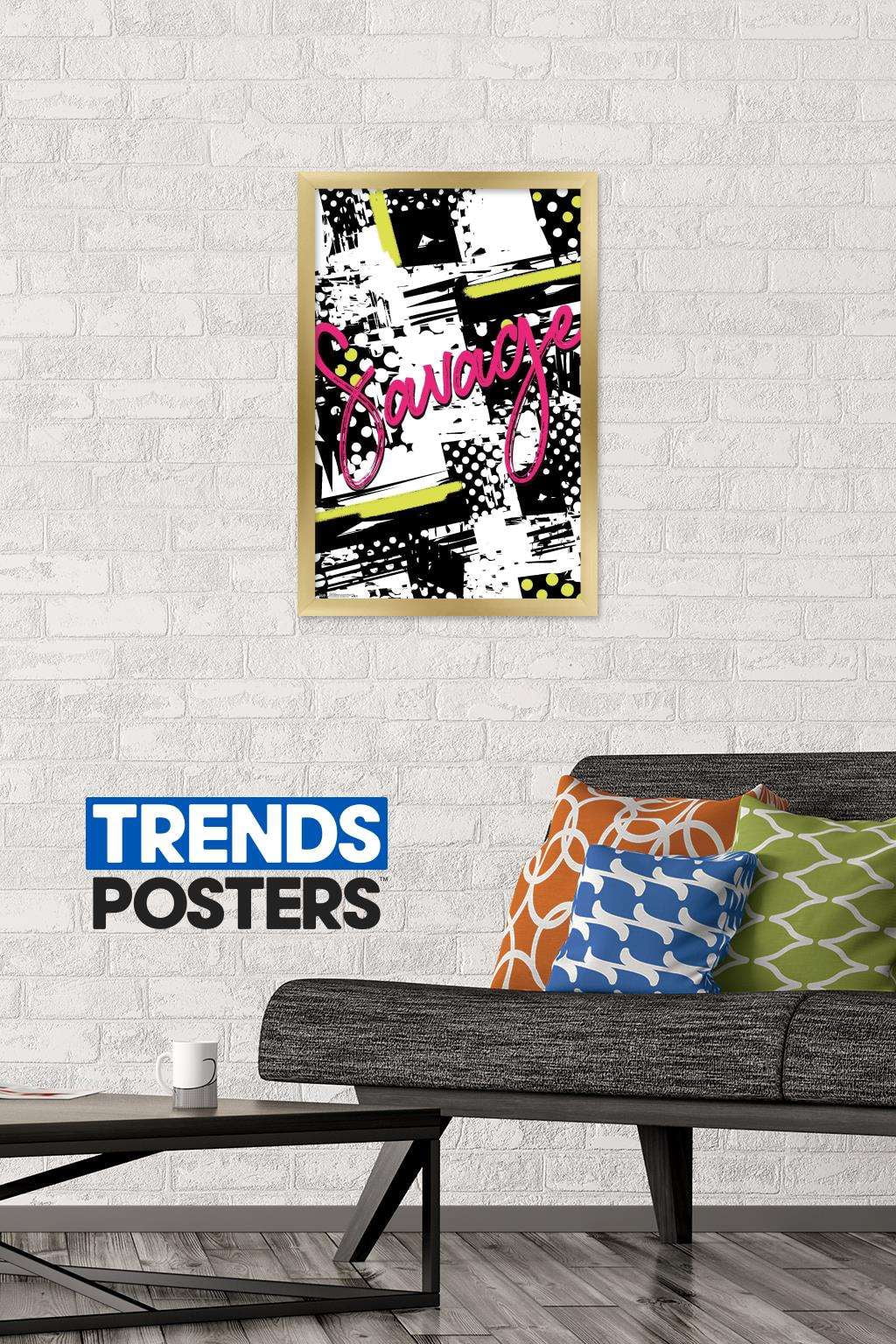 Savage Wall Poster, 14.725" x 22.375", Framed