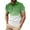 Green, variant on Mens Polo Shirts Short Sleeve Performance Blue Casual Golf Moisture Wicking Stripe Button Summer Shirt L
