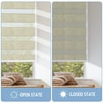 thumbnail image 6 of Keego Cordless Zebra Blinds for Windows 85% Blackout Shades Dual Layer Roller Shades for Home Bedroom Office (Autumn Color, 39"W x 42"H, 6 of 9