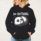 thumbnail image 5 of Sudadera con capucha unisex de moda con estampado de panda lindo que no hace nada, camisetas con capucha, ropa de calle, camisetas casuales, 5 of 5