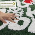 thumbnail image 4 of Alfombra de baño Urtlmaji 64x53 cm de microfibra antideslizante para Navidad, 4 of 7