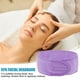 thumbnail image 2 of 4 diademas de spa, bandas de pelo suaves para mujer para lavado de cara, máscara facial de baño, yoga, morado claro, 2 of 7