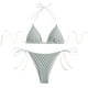 thumbnail image 2 of Traje de baño para mujer, moda, cómodo, estampado, bikini, traje de baño de color liso para mujer, conjuntos de bikinis, trajes de baño para mujer, 2 of 7