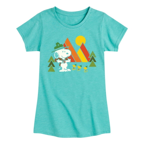 Peanuts - Retro Trailblazers - Toddler And Youth Girls Short Sleeve Graphic T-Shirt