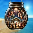 thumbnail image 4 of Christmas Hanging Decor,Christmas Tree Ornaments,Christmas Decorations Indoor ,Christmas Decorations Ornaments,Nativity Acrylic Disc Acrylic Christmas Ornaments Garden Home Window Trims, 4 of 9