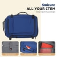 thumbnail image 2 of Smicure Travel carry on Backpack Laptop Business 17.5 Inch Business Anti Theft Slim Sturdy College School Computer Bag.(Dark Blue), 2 of 8