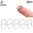thumbnail image 4 of 5pcs Double Opening Shortener Clasp, Stainless Steel Necklace Clasp and Closures, Extender Bracelet a S Necklace Clasps Lock, 4 of 9