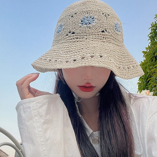 cute straw hats