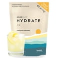 thumbnail image 1 of GOODONYA Hydrate Electrolyte & Mineral Powder, 11.9oz, 42 Servings - Certified Organic, Real Lemon Juice, Himalayan Pink Salt, Stevia, Coconut Water, Paleo, Plant Based, No Sugar Added, 1 of 5