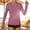 #0059-Hot Pink, variant on Pounoo Women's Sun Protection Tops V Neck Long Sleeve Side Ruched UV Protection Shirts Casual Lightweight Tunics Gift