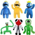 thumbnail image 5 of Jardín de banban Peluche Skibidi Inodoro Peluche Figura de dibujos animados de anime Amigos del arco iris Muñeca cian Juego de terror Juguetes de peluche, 5 of 5