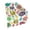 E, variant on D Digital Print Flannel Blanket With Easter Theme Bunnies And Eggs For Lounge Or Nap Made From Durable Polyester Fabric