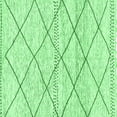thumbnail image 1 of Ahgly Company Indoor Square Solid Emerald Green Modern Area Rugs, 5' Square, 1 of 4