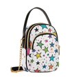 thumbnail image 7 of FORMRS Crossbody Bag for Women Quilted Travel Shoulder Cell Phone Purse with Chain Strap Handbag, Green Stars, 7 of 7