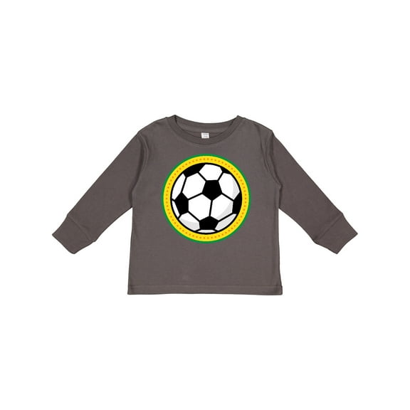Inktastic Soccer Ball Sports Boys or Girls Long Sleeve Toddler T-Shirt