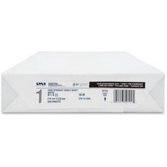 PM ICX90771005 Rouleau de Papier Sans Carbone 1 Partie&44; Blanc