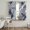 Navy, White, Steel, Charcoal, variant on Navy Blue Grey Sheer Curtains 63 Inch Length 2 Panels Set, Geometric Abstract Art Modern Minimalist Voile Window Treatment Rod Pocket Curtains Sheers Drapes for Bedroom/Living Room/Kitchen 52x"63"x2