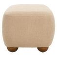 thumbnail image 5 of Safavieh Whitley Wood Rectangular Ottoman With Wood Legs in Tan / Brown, 5 of 9