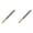 Brown, variant on Retractable Ballpoint Pen 0.38Mm, Purple Body, Refillable ink Writing Pen with Gold Nib, Smooth Writing for Office Schol Home, Daily Note Taking (2 Pcs*14.5Cm Long)