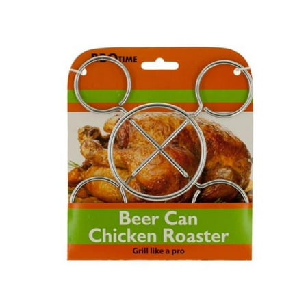 Kole Imports OT364-24 6 x 2.75 x 6 in. Beer Can Chicken Roaster, Pack of