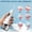 White, variant on Cordless Water Dental Flosser – 4 Modes, 5 Jet Tips, IPX7 Waterproof, Portable & Rechargeable Oral Irrigator for Effective Teeth Cleaning