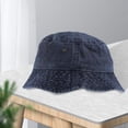 thumbnail image 4 of Bobasndm Bucket Hat Women Washed Unisex Designer Streetwear Hip Hop Fishing Hat Headwear, 4 of 9
