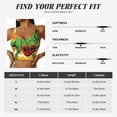 thumbnail image 6 of Vsdgher Cool Dinosaur Playing Guitar Print Women Sleeveless Athletic Tank Top Built-in Bra Camisole Sports Vest for Yoga Running Fitness Exercise with Removable Pads, 6 of 8