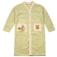 thumbnail image 4 of Womens Robe Flannel Warm V Neck With Thick Long Cardigan With Pocket Sleepwear,Green,One Size, 4 of 8