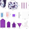 thumbnail image 2 of SURJDE 30 Slots Diamond Painting Storage Containers, Purple Diamond Art Accessories and Tools Kit Box with Shockproof Jars for DIY Craft Jewelry Bead Rhinestones Organizer, 2 of 7