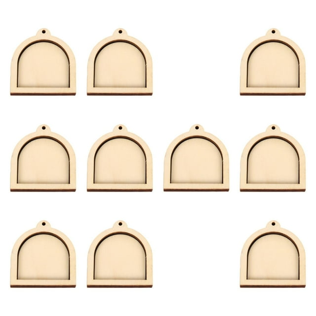 Mini aro de bordado,Mini aro de bordado,pequeño colgante para manualidades DIY,Aro de madera para ,costura y manualidades,Adorno colgante con marco de exhibición de Forma arqueada