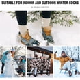 thumbnail image 4 of Boot Socks for Women Winter Thick Socks Warm Crew Socks Gift for Women 3 Pairs, 4 of 4