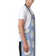thumbnail image 6 of Zufioo Cute Fat Cat Print Adult Waterproof Apron, Cooking Apron, Flower Arranging and Painting Apron-Adjustable Straps, with Pockets, Kitchen Supplies-One Size, 6 of 9