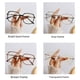 thumbnail image 2 of Gafas anti-luz azul, montura de café esmerilado, montura elegante, cara lisa, foto de calle, gafas lisas, gafas para miopía, 2 of 4