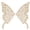 Light Yellow, variant on KHONTS 1 Pair Fairy Wings Sew on Patches Butterfly Lace Appliques Wings Embroidery Collar Neckline Trims Embellishments DIY Garment Dress Supplies Yellow One Size