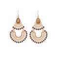 thumbnail image 5 of The Pioneer Woman Gold-Tone Semi-Precious Inset Chandelier and Teardrop Earring Set, 5 of 8