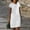 White, variant on Summer Bohemian Style Blouse Long Skirt For Women Casual V Neck A Line Layered Ruffled Ankle Length Dress Cute Womens Summer Dresses Womens Midi Dress Dresses Knee Length Dresses for Women Mini Dress