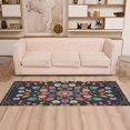 thumbnail image 6 of Runner Rug Classical Botany Pattern Style Pattern 72x23.5 indoor Washable Runner Rug, 6 of 8