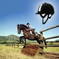 thumbnail image 4 of Eigraketly Casco de equitación transpirable con rápida disipación de calor para largas sesiones de equitación Cuidado ecuestre y deportes negro 58cm, 4 of 6