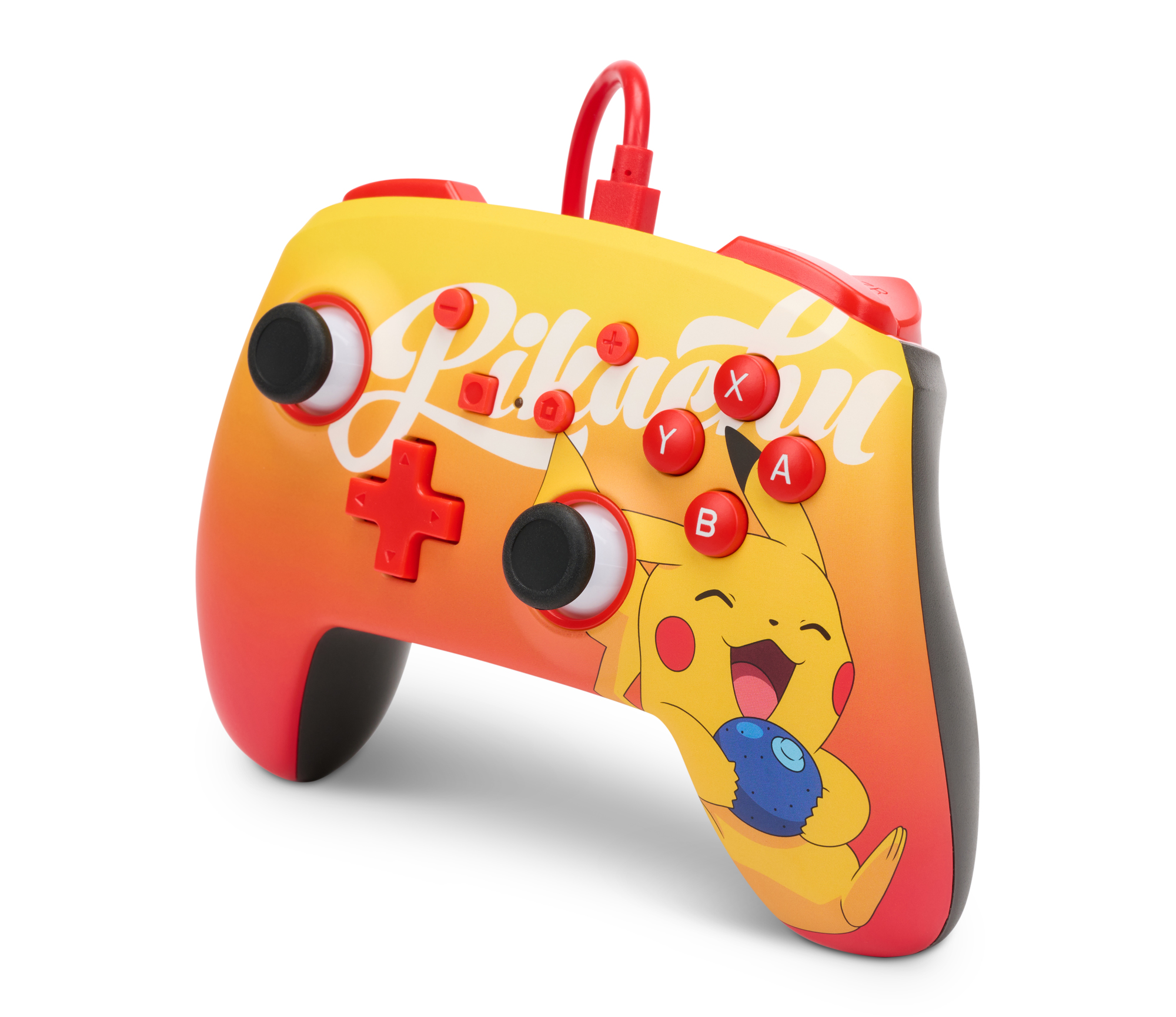 PowerA Enhanced Wired Controller for Nintendo Switch - Oran Berry Pikachu - image 4 of 9